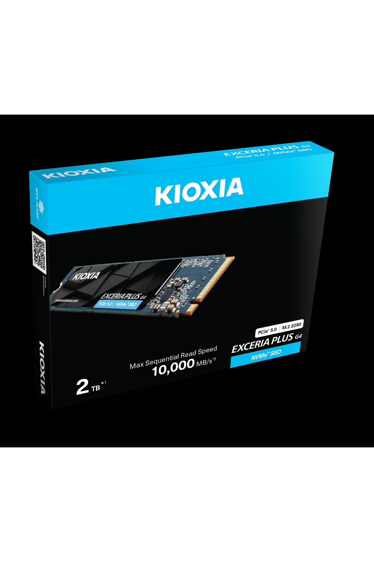 Kioxia 2Tb M2 Exceria Plus G4 10000-8200 Mb Ssd LVD10Z002TG8 GEN5