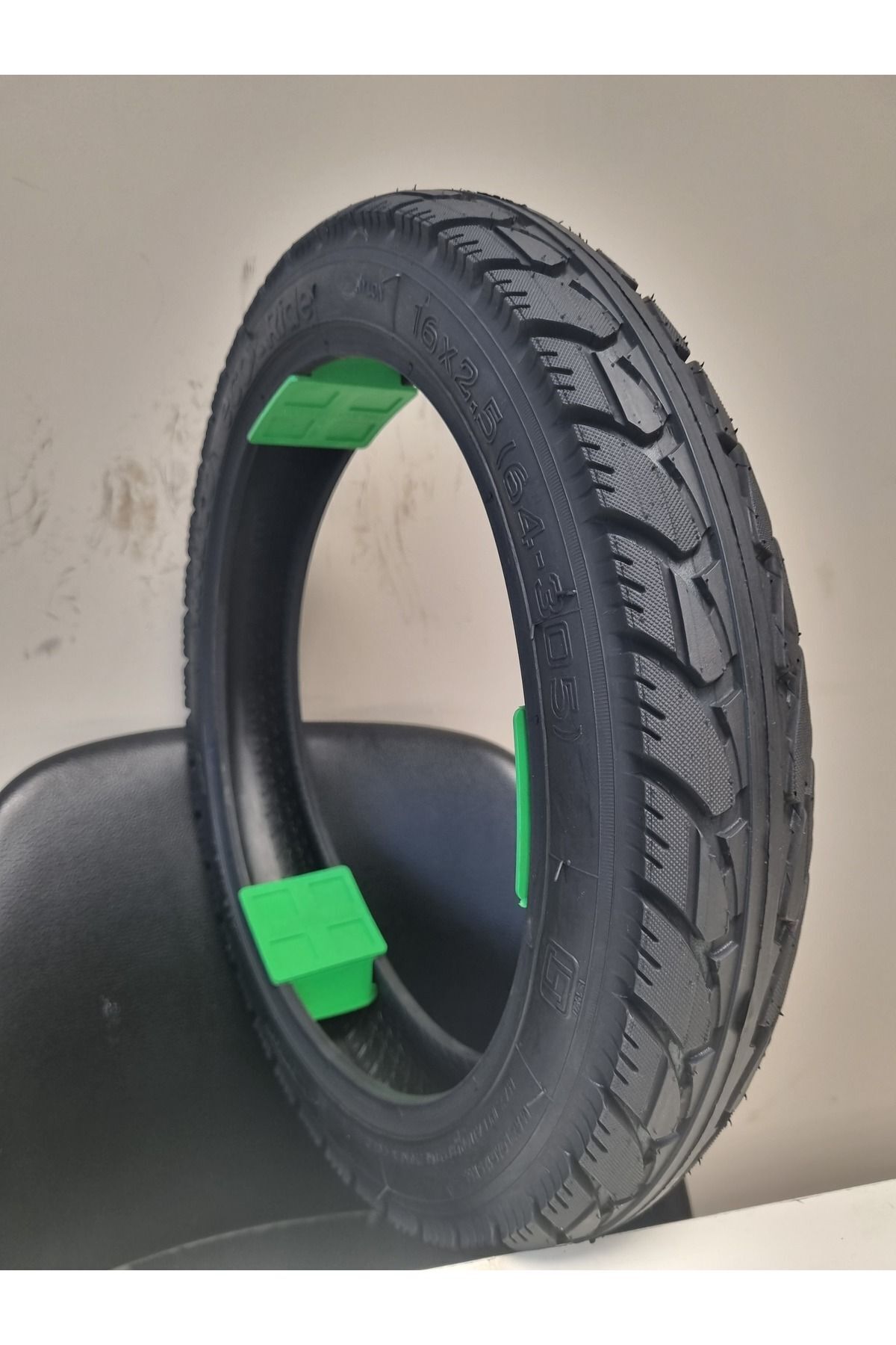 RALCO TYRES 16x2.50 (64-305) (TUBELESS - DUBLEKS) Elektrikli Motosiklet Lastiği Ecorider