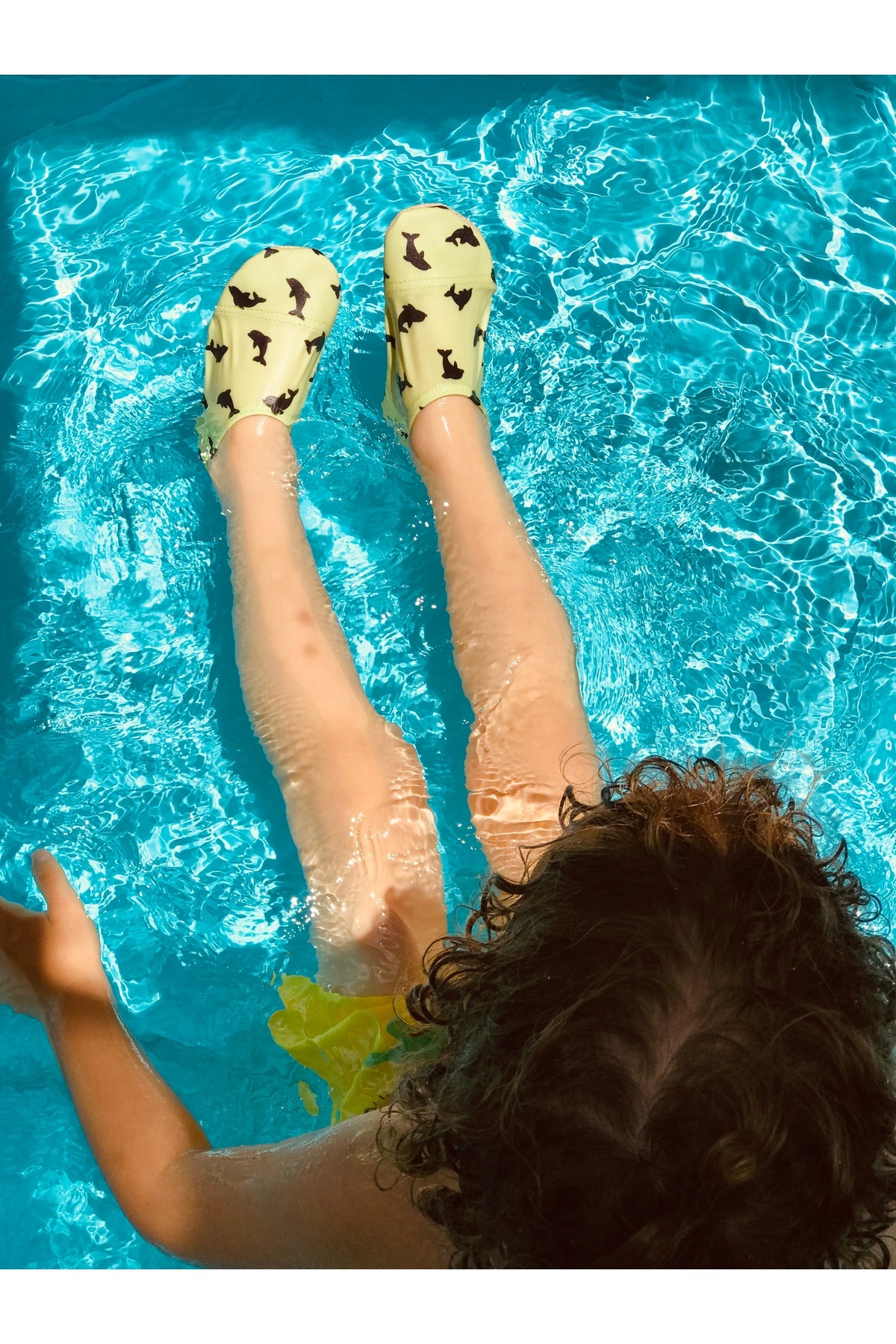 Ella Bonna Kaydırmaz Taban, Unisex Bebek, Çocuk Deniz Ayakkabısı, Havuz Patiği, Balina fotoğrafı 5 (önizleme)