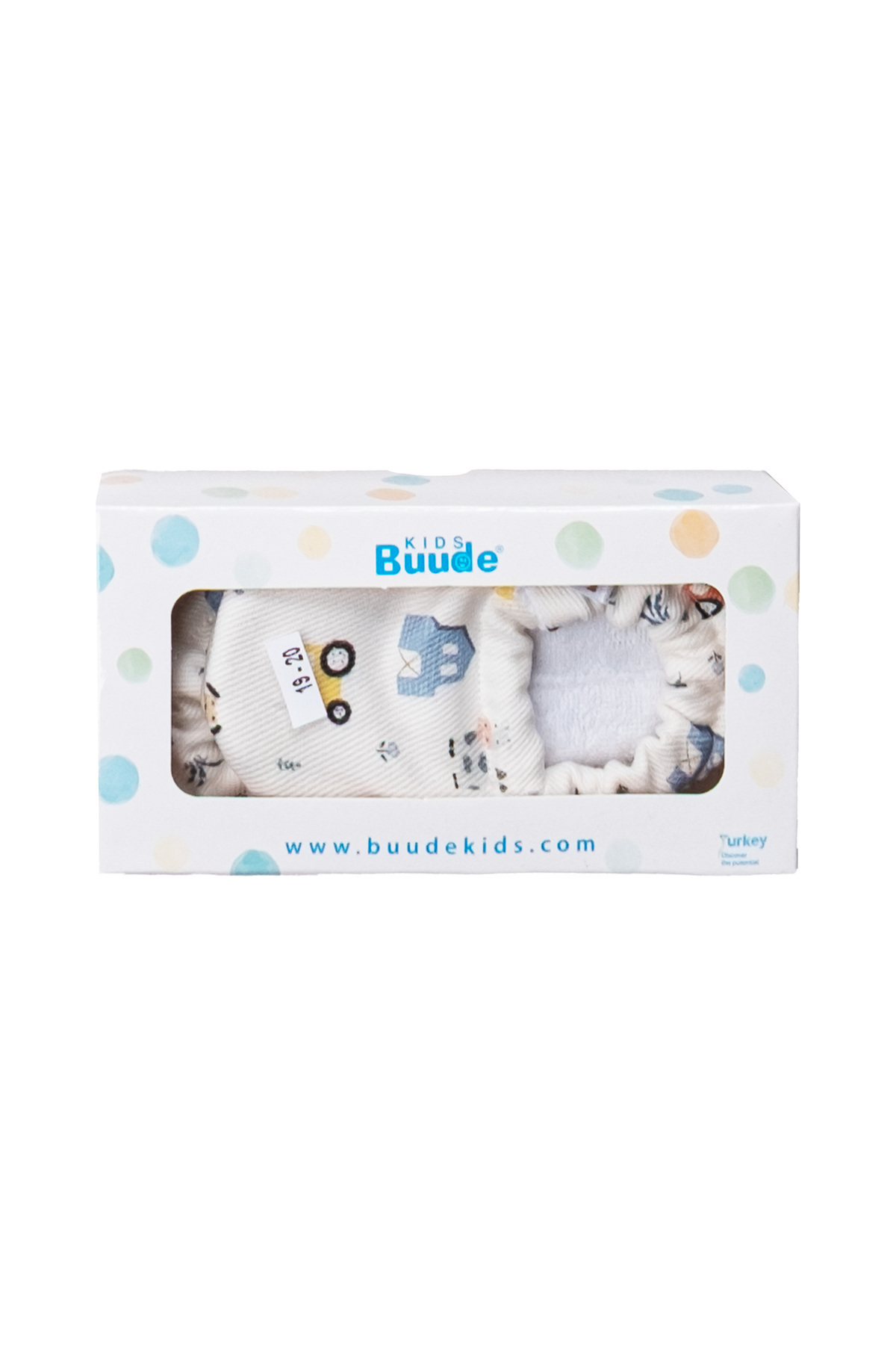 Buude Kids Kaydırmaz Tabanlı, Pamuk Havlu Astarlı Bebek Patiği fotoğrafı 7 (önizleme)