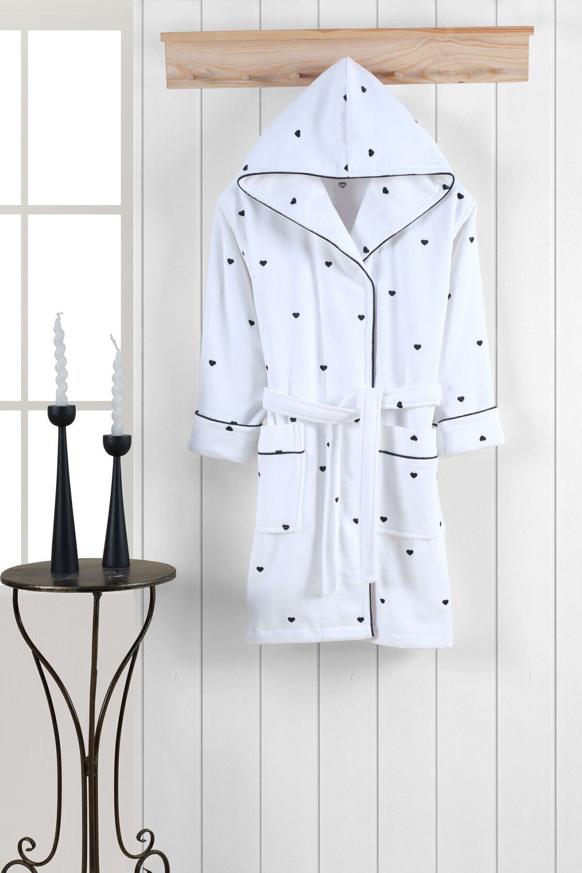 Varol Love Serisi Kalpli Kapüşonlu (Çocuk Bornozu) fotoğrafı 3 (önizleme)