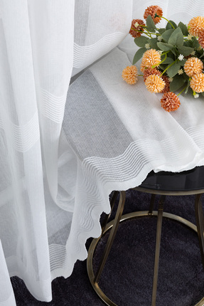 Brillant Salon Oda Yatak Odası Düz Avangard Yeni Sezon 2025 1/3 Sık Pile Tül ...