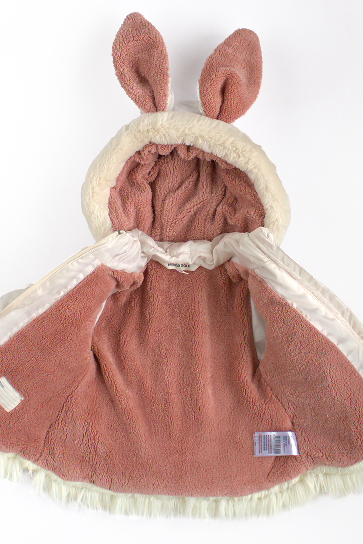 ekozmonot bebek tulumları Unisex Bebek Mont Su Geçirmez İç Kısmı Kalın Welsoft Kapşonlu Kız Çocuk Mont fotoğrafı 6 (önizleme)