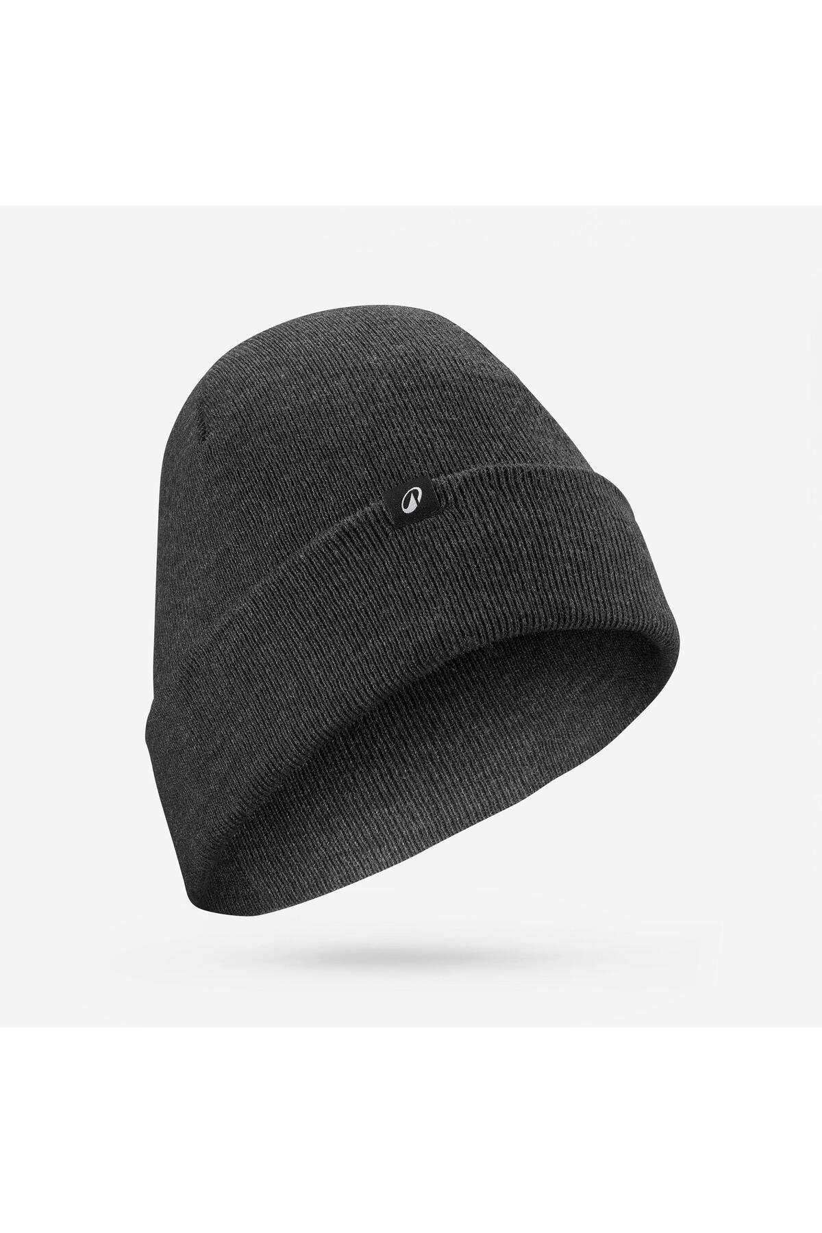 دکتلون Wedze Adult Cuffed Beanie - Grey - Rider 500