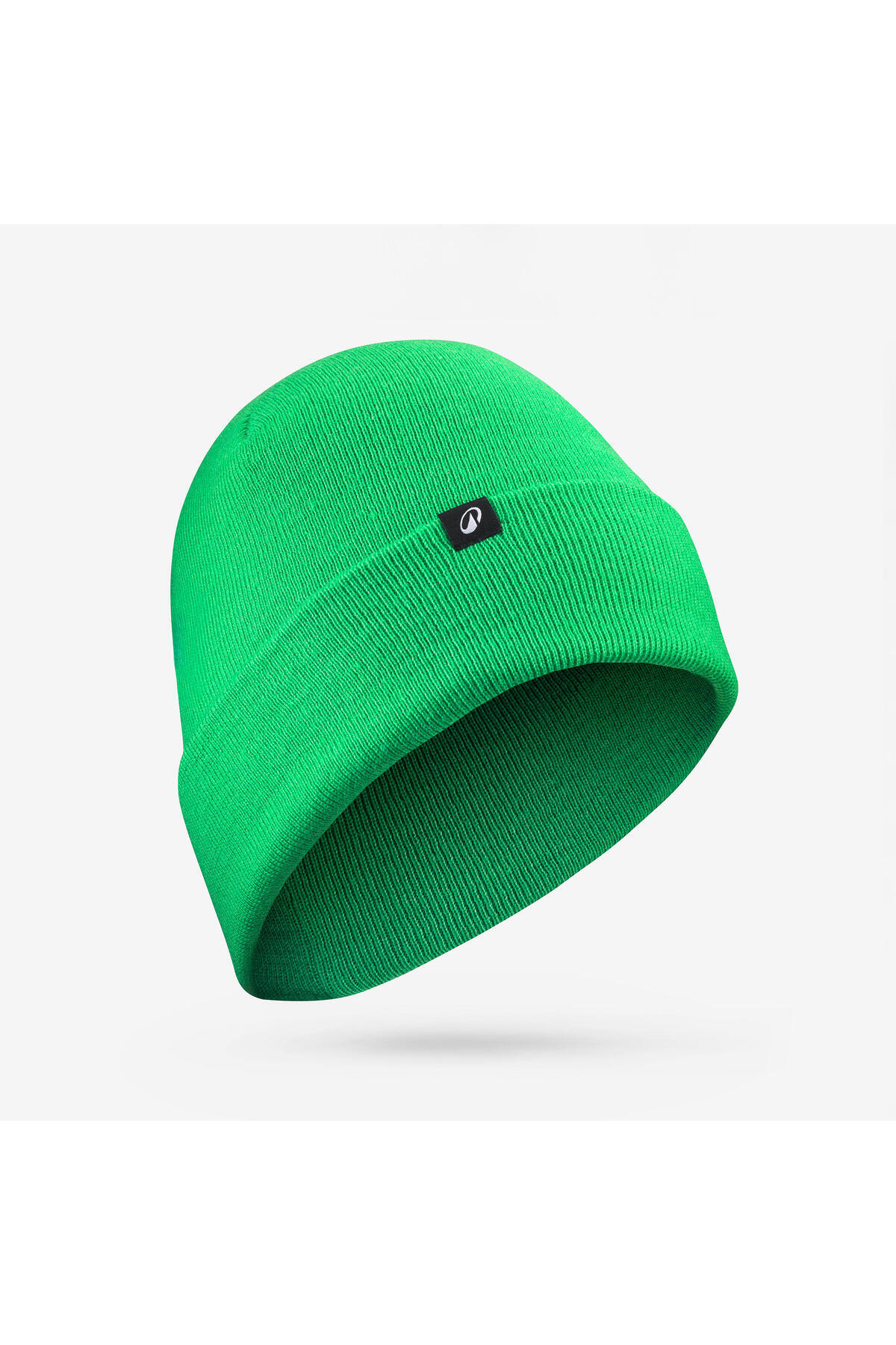 دکتلون Wedze Adult Cuffed Beanie - Green - Rider 500
