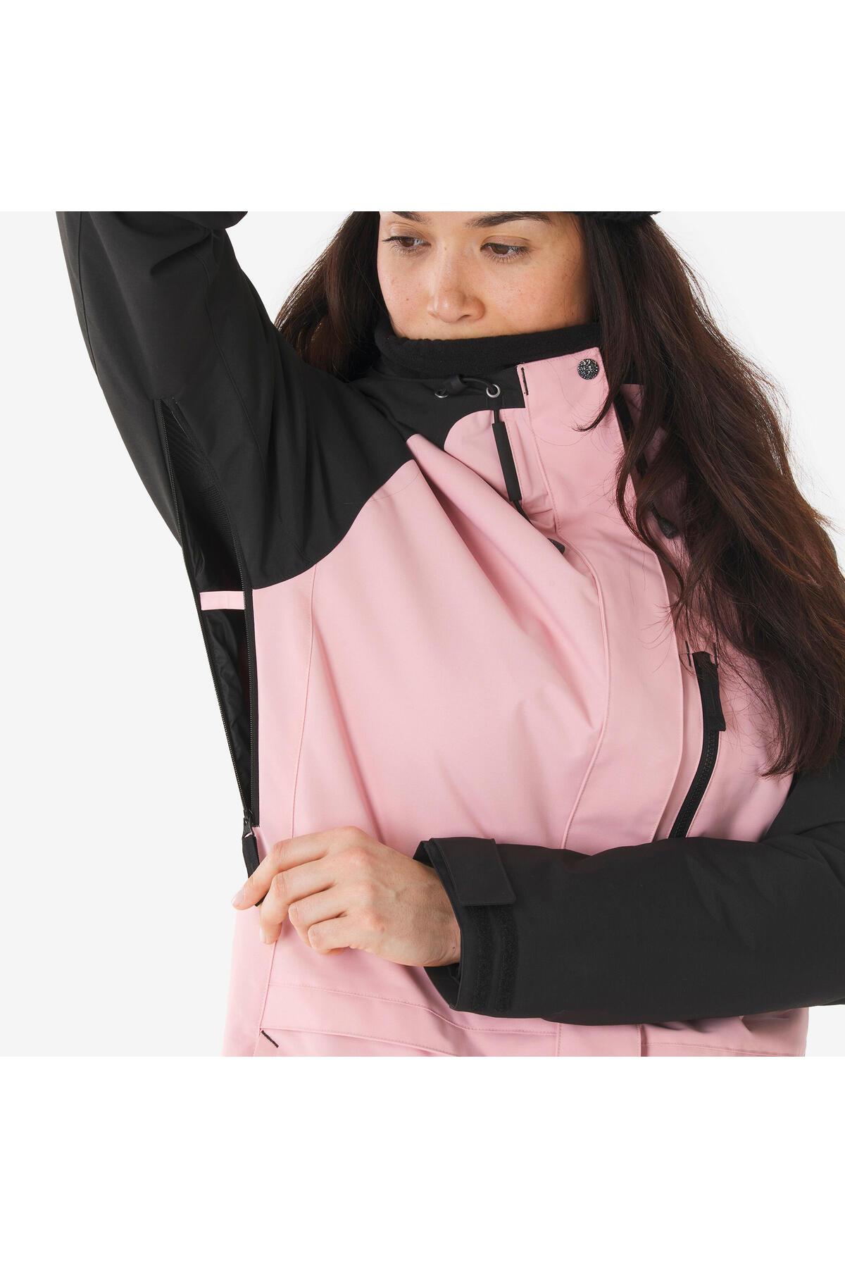 Decathlon  Dreamscape Kadın Kayak/Snowboard Montu - Pembe - 500 Long - Görsel 5