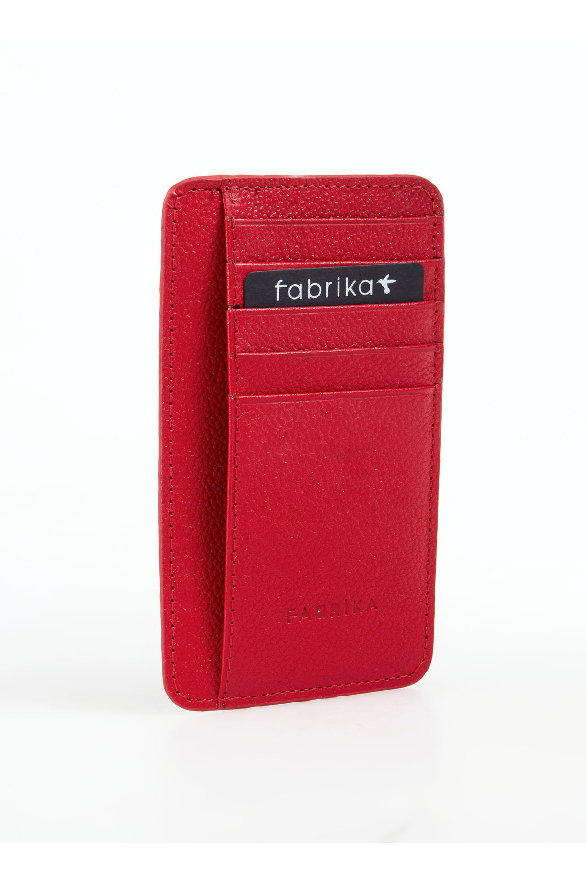 Fabrika Kırmızı Kadın 7x13x2 cm Deri Kartlık Frk 528 Flt görsel 2
