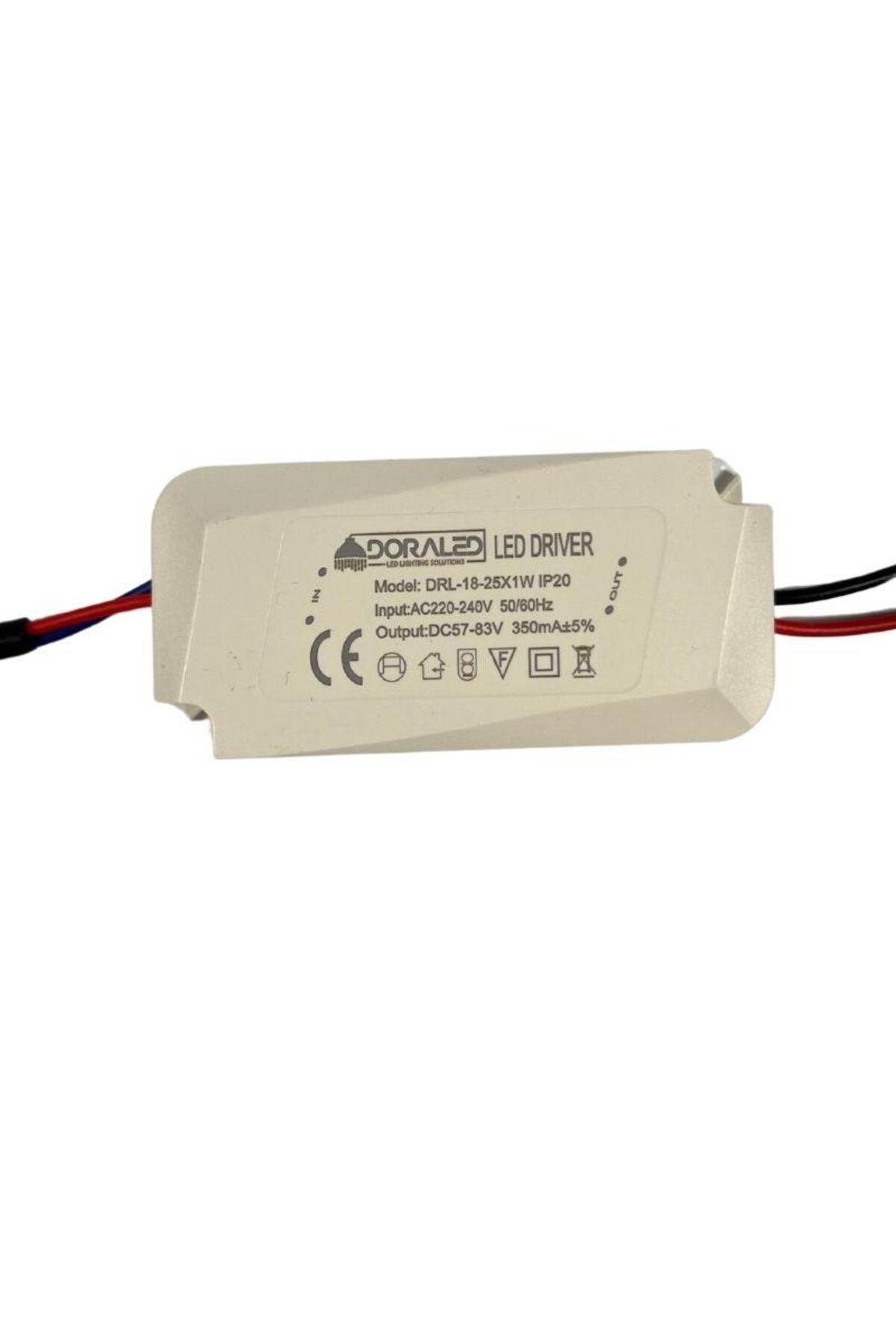 DORA LED 18-25X1W 320-350Ma 57-83V Power Led Driver IP20 Power Led