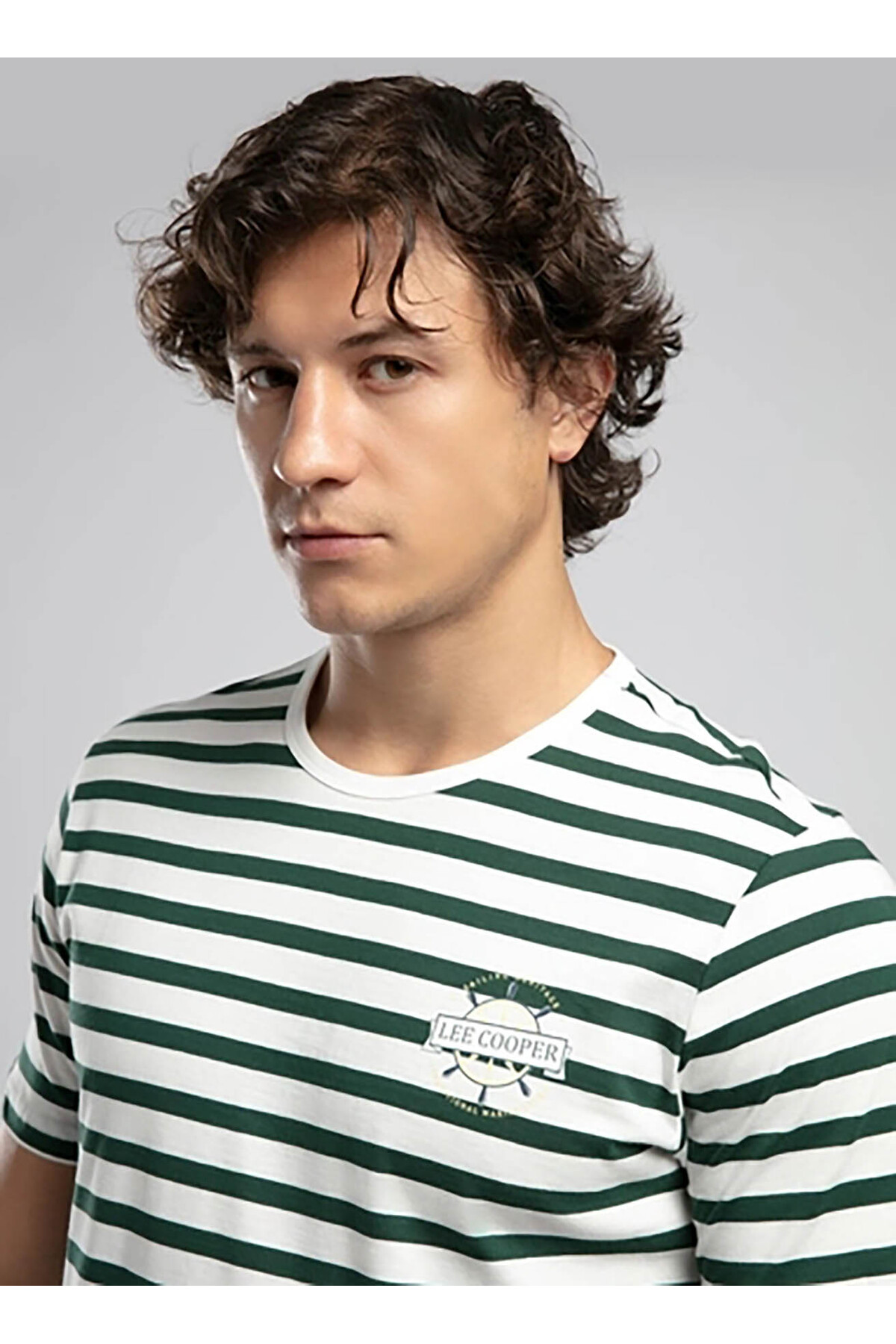 تی شرت مردانه راه راه آستین کوتاه | لی کوپر Lee Cooper 252 LCM 242064 - تصویر 3
