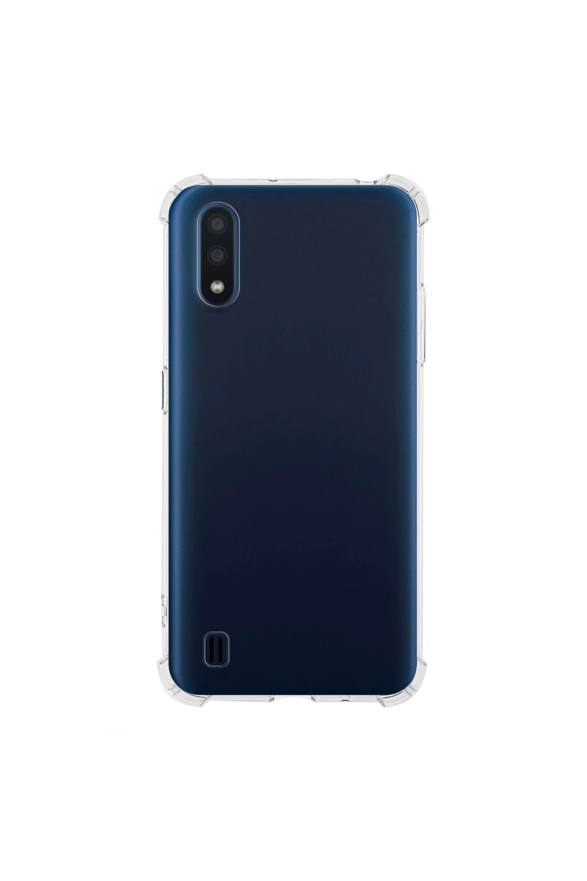 Samsung Galaxy A01 Şeffaf Airbag Antishock Köşe Korumalı Silikon Kılıf