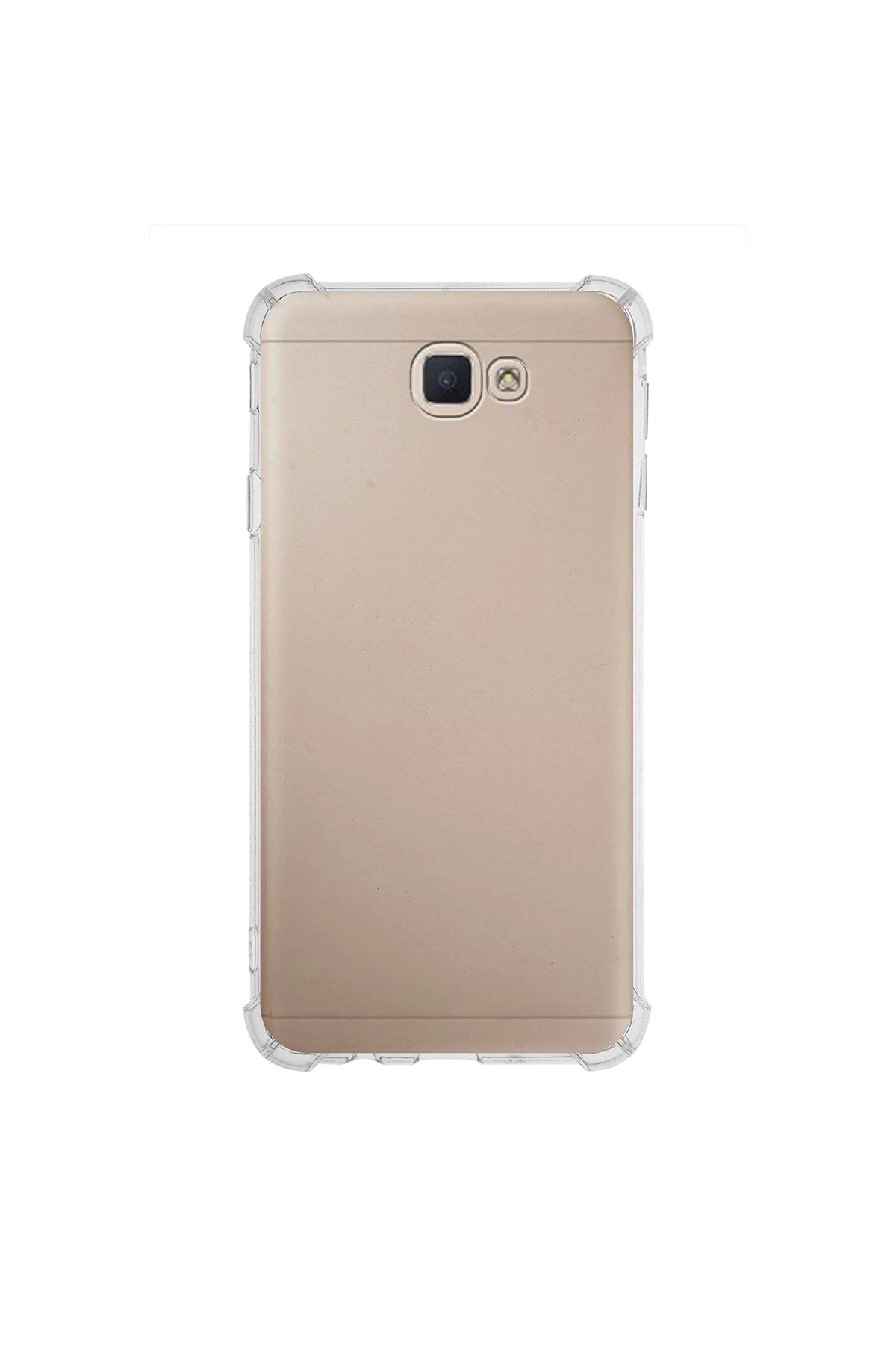 Samsung Galaxy J7 Prime Şeffaf Airbag Antishock Köşe Korumalı Silikon Kılıf