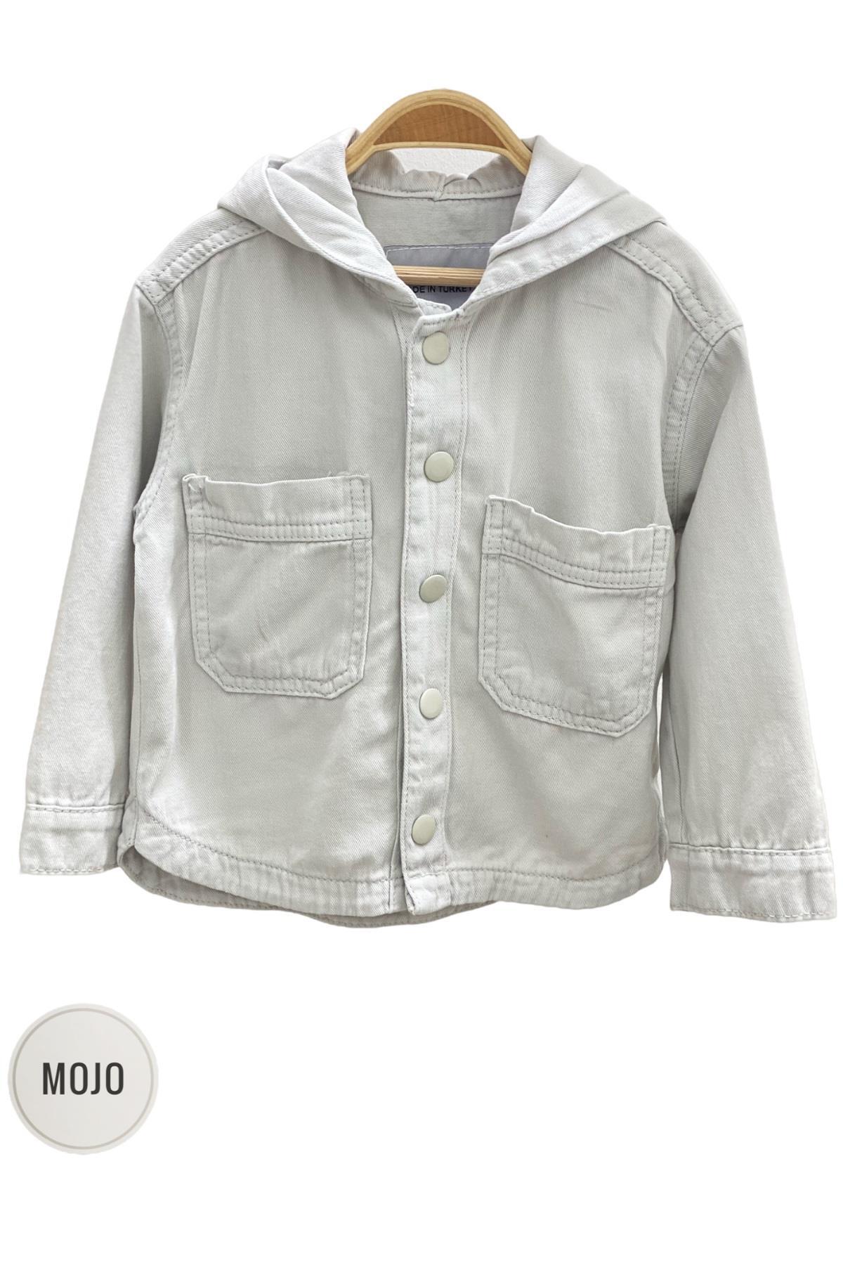 Jack Lions Mojo Erkek Bebek 1-5 Yaş Kapüşonlu Gömlek Ceket Taş Rengi fotoğrafı 4 (önizleme)