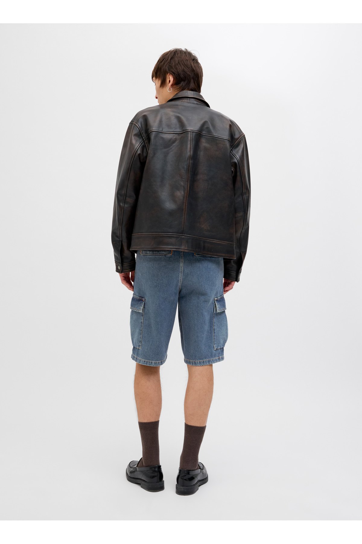 شلوارک مردانه راسته | جک اند جونز Jack & Jones 5003243808 - تصویر 5
