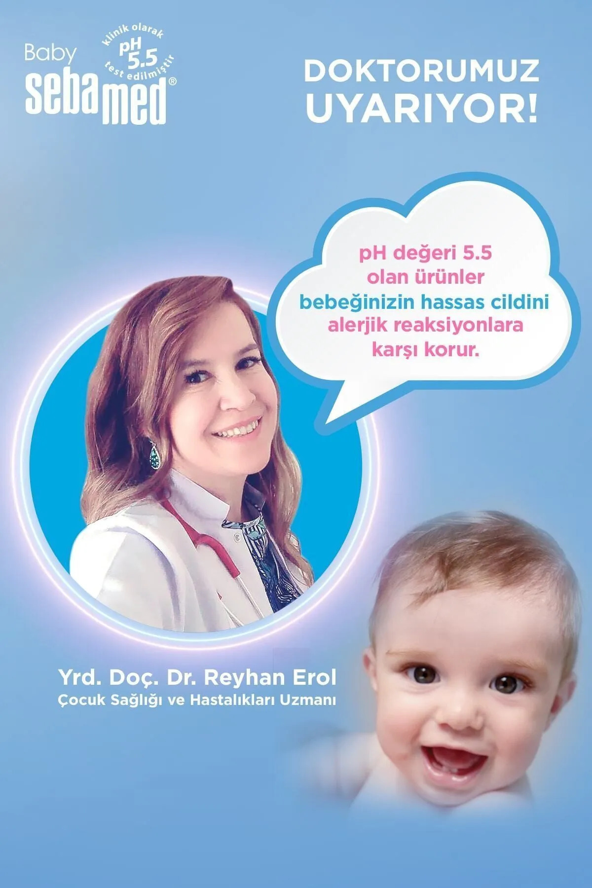Sebamed Baby pH 5.5 Yoğun Nemlendirici Etkili Pantenol İçerikli Koruyucu Önleyici Bebek Pişik Kremi 50 ml fotoğrafı 7 (önizleme)