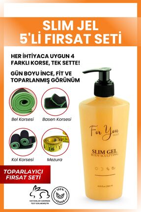 For You Gold Slim Jel - Sıkılaştırıcı - Toparlayıcı - Çatlak Ve Selülit Bakım...