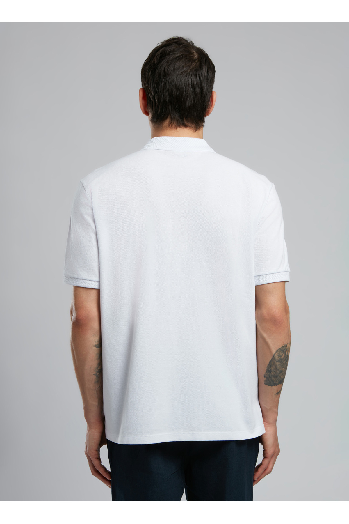 پولوشرت مردانه راسته آستین کوتاه | لی کوپر Lee Cooper 252 LCM 242014 - تصویر 4