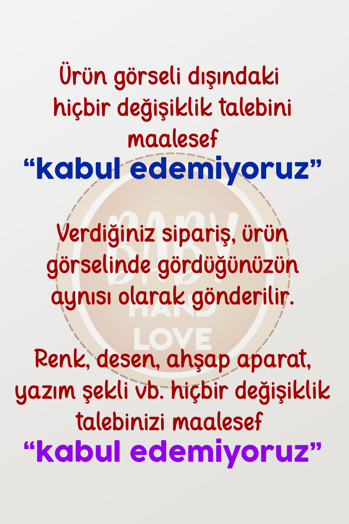 BABYHANDLOVE İsimli Ahşap Klipsli Ekru Emzik Askısı fotoğrafı 3 (önizleme)