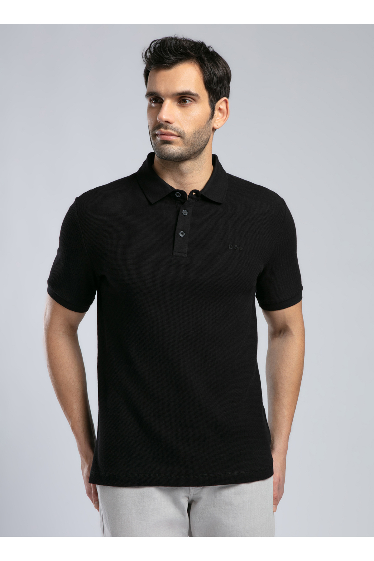 پولوشرت مردانه راسته آستین کوتاه | لی کوپر Lee Cooper 252 LCM 242013 - تصویر 2