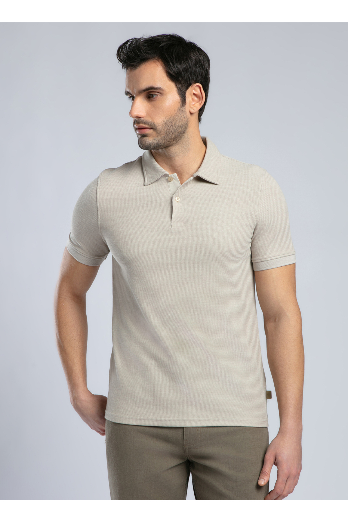 پولوشرت مردانه راسته آستین کوتاه | لی کوپر Lee Cooper 252 LCM 242061 - تصویر 2