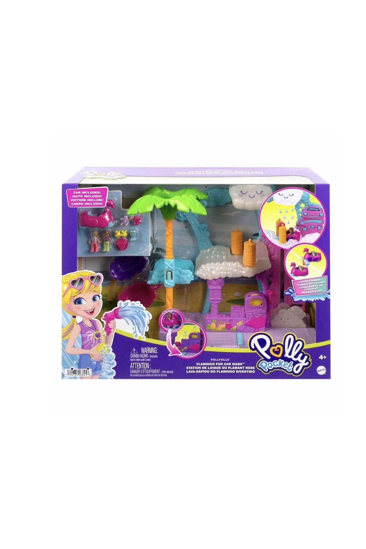 Polly Pocket Flamingo Araba Su Eğlencesi Hhj05 fotoğrafı 6 (önizleme)