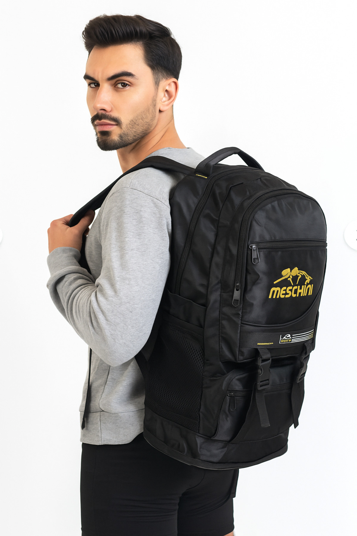 MESCHAIN  55 10 Litre Körüklü Dağcı Deprem Sırt Çantası Su Geçirmez Çok Gözlü Kampçı Seyahat Outdoor Çanta - Görsel 2