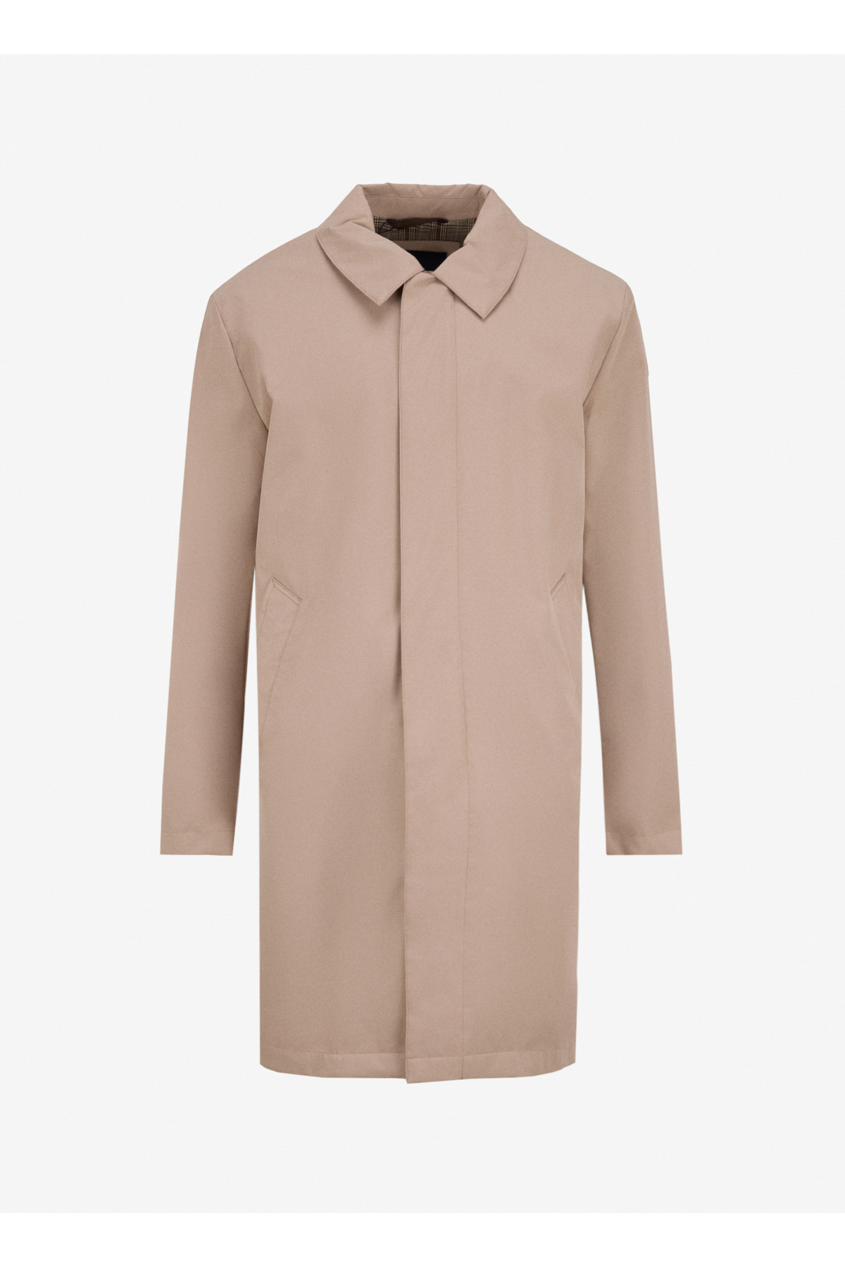 Hackett Bej Erkek Trençkot HM403171 görsel 6