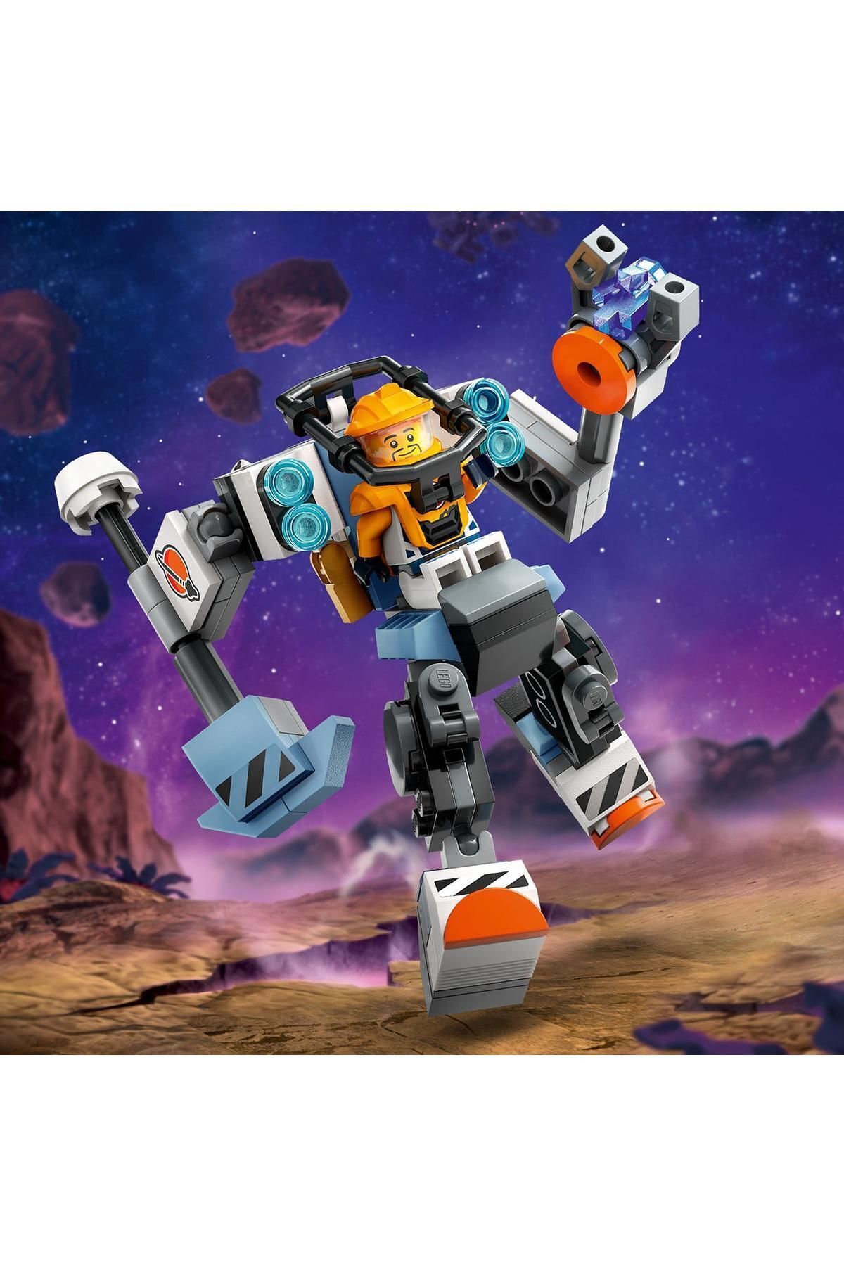 ® ربات ساخت‌وساز فضایی شهری 60428 – مجموعه ساخت‌وساز برای سنین ۶ سال و بالاتر (۱۴۰ قطعه)