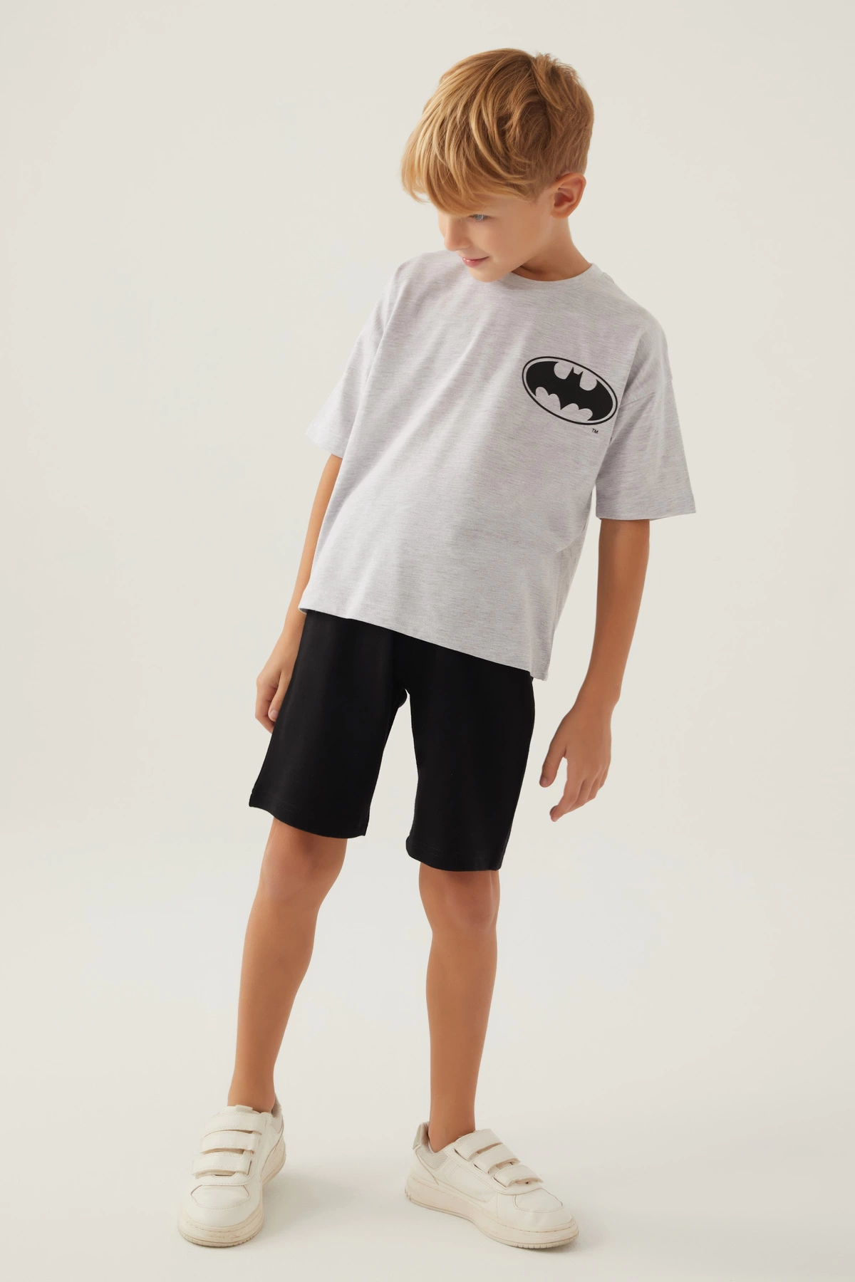 ست بالاتنه و پایین تنه پسرانه راسته فاق نرمال آستین استاندارد | بتمن Batman TYC48K5Y6N170749020227826 - تصویر 2