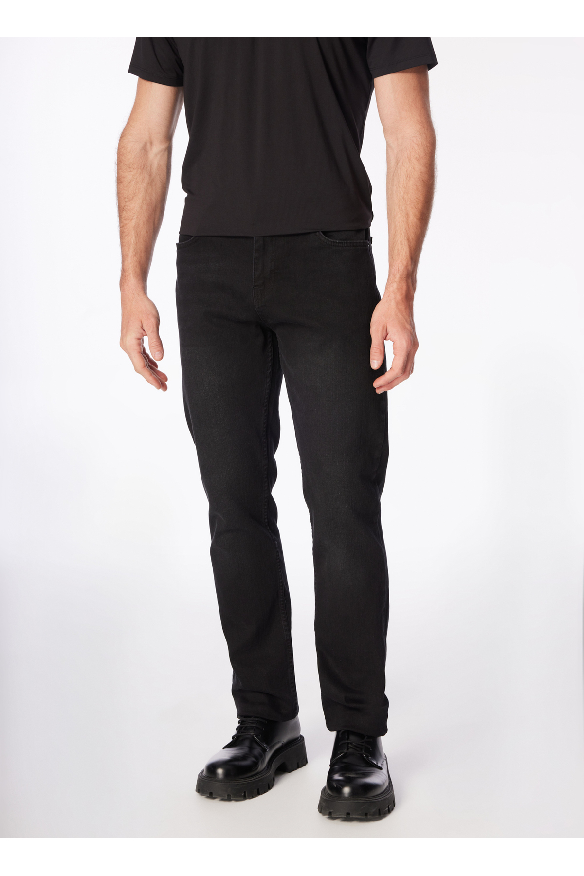 Fabrika Siyah Erkek Slim Fit Denim Pantolon AKA 3 görsel 2
