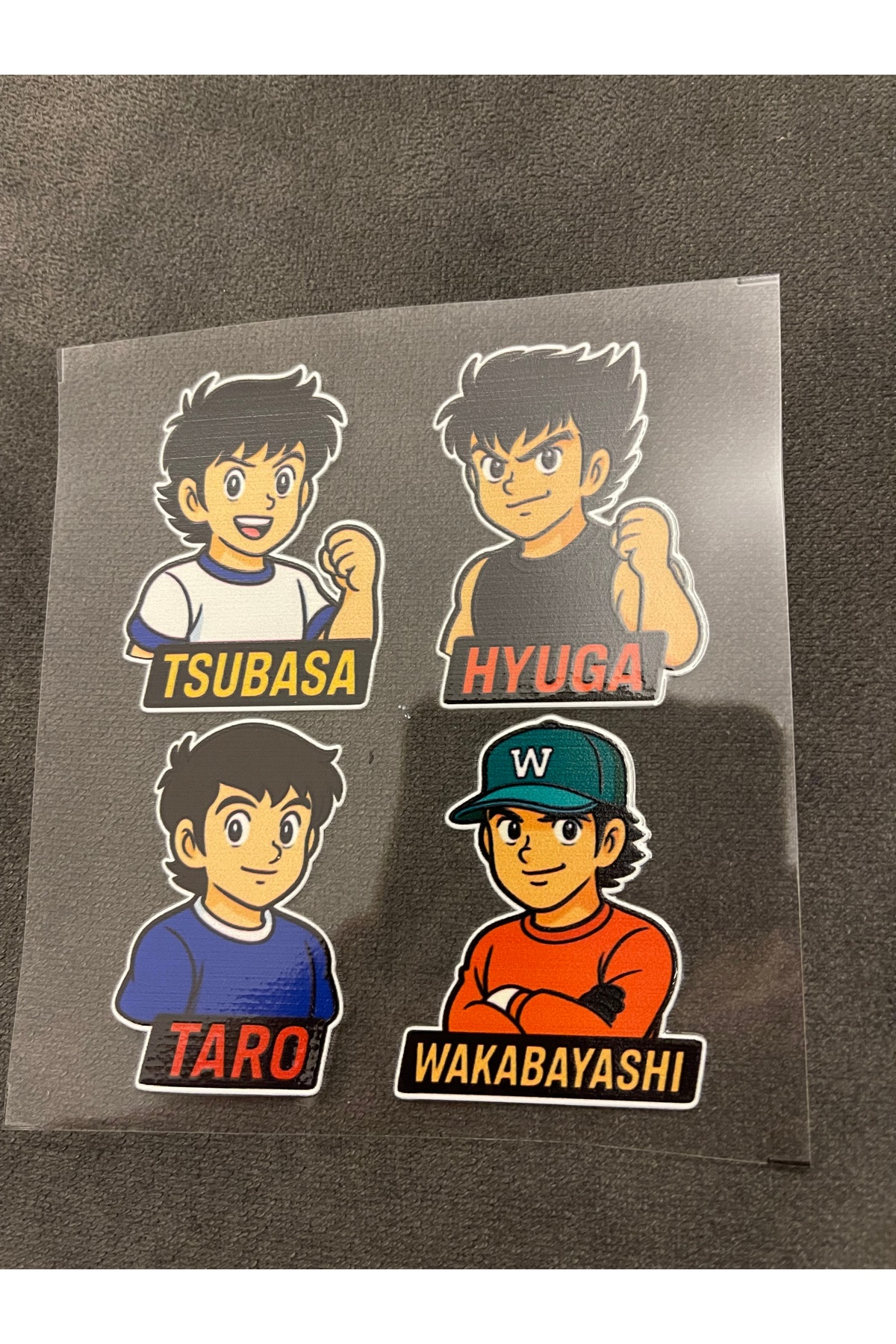 taso8090 Captain Tsubasa 4 Adet Su Geçirmez Etiket Baskı (Tsubasa