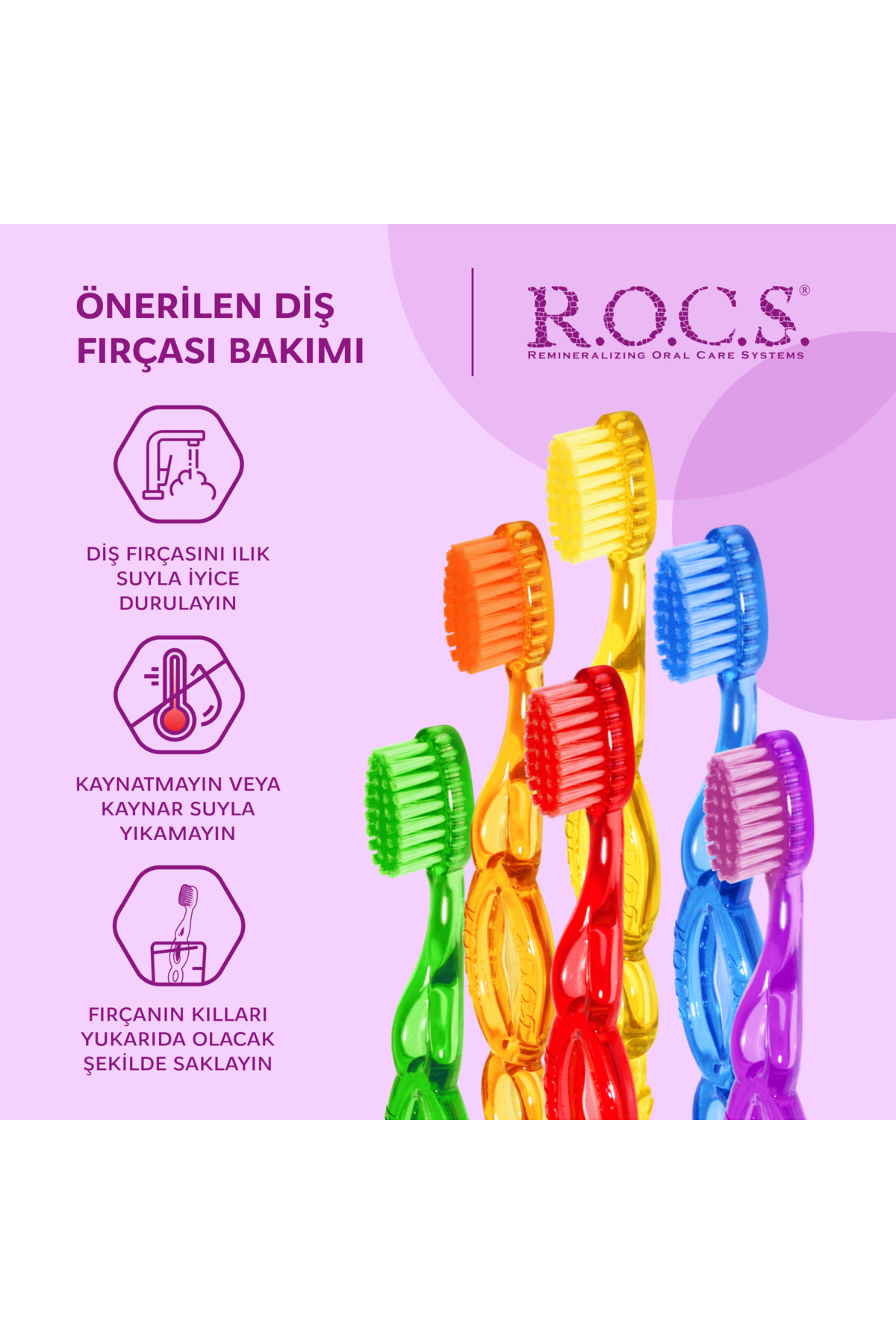 R.O.C.S. Kids Diş Fırça 3-7 Yaş Sarı 4607152730500s fotoğrafı 6 (önizleme)