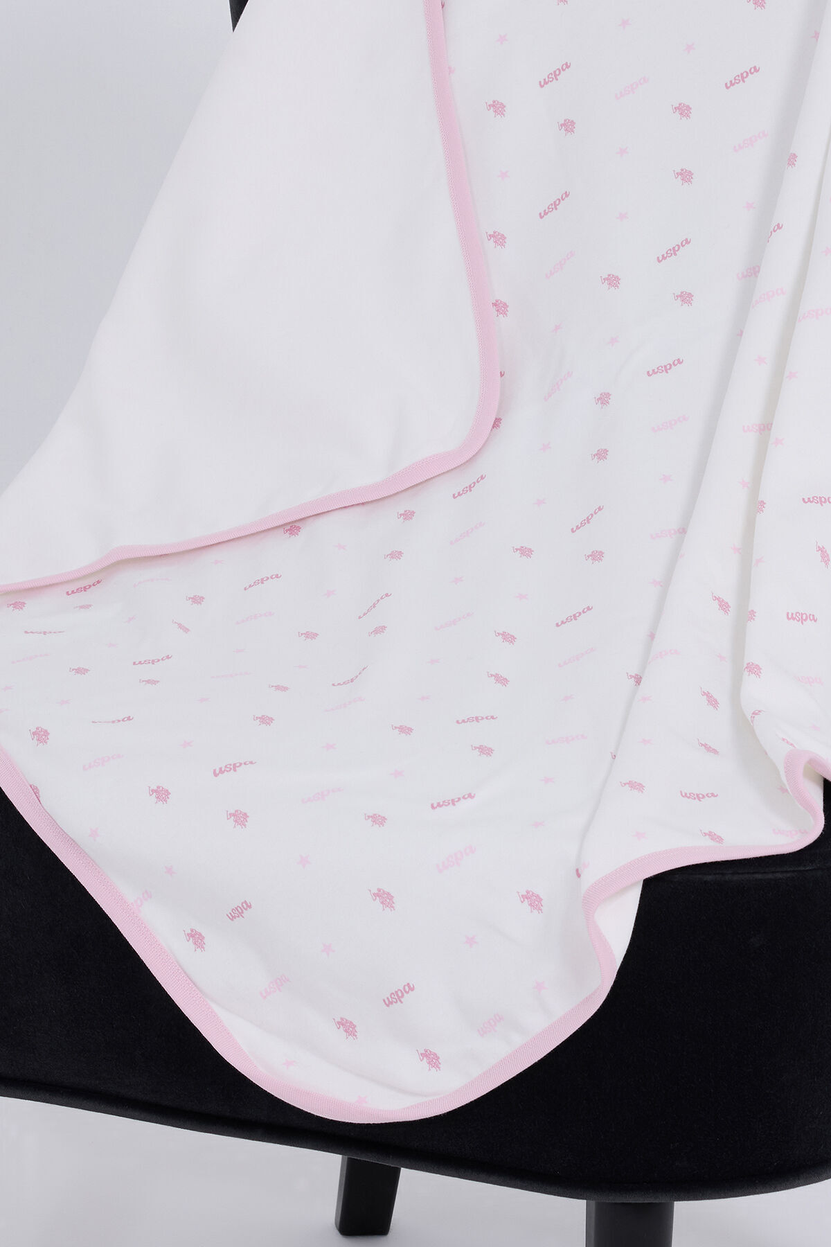 U.S. Polo Assn. U.S. Polo Assn Kız Bebek Beyaz Battaniye fotoğrafı 3 (önizleme)