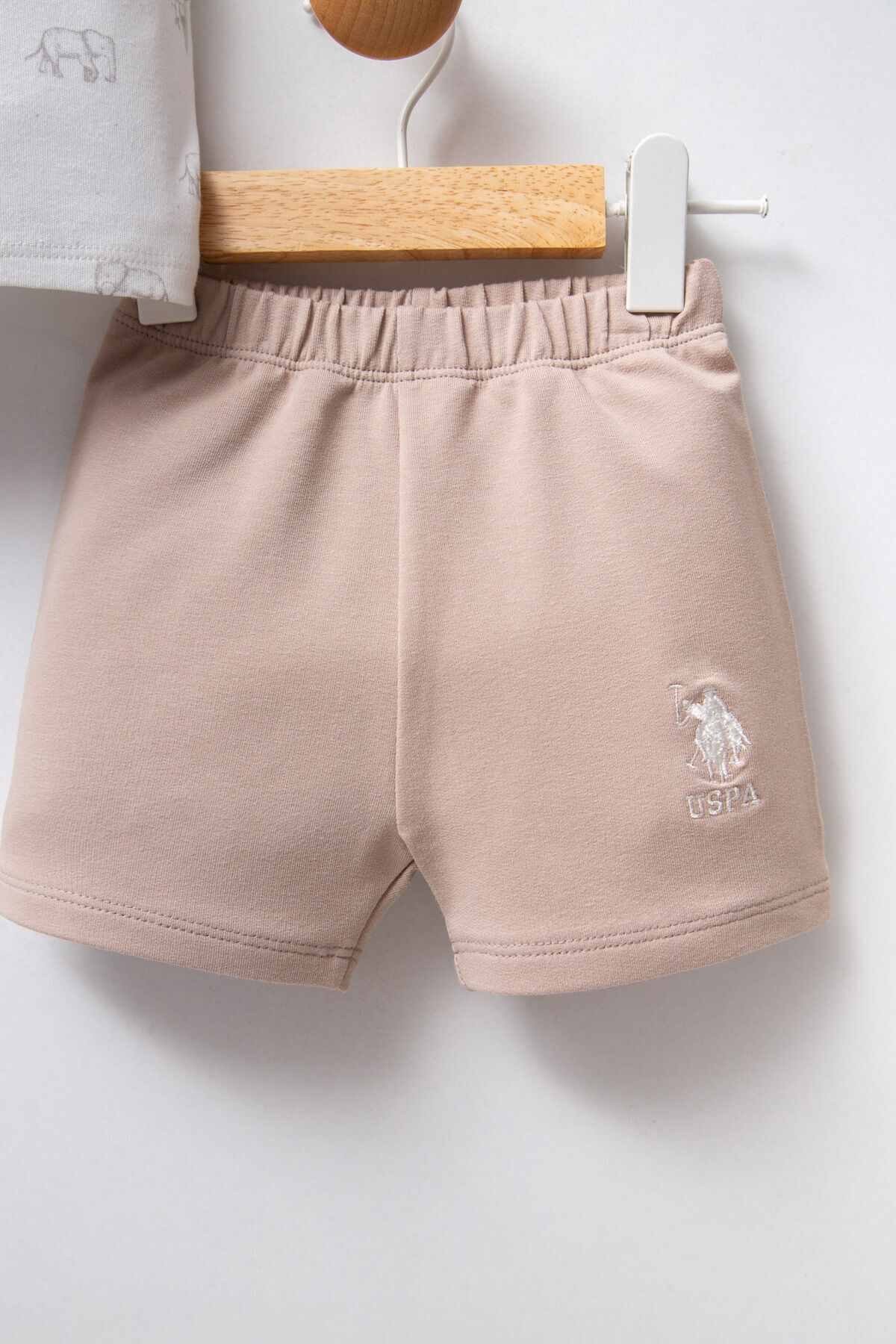 U.S. Polo Assn. U.S. Polo Assn. Erkek Bebek Beyaz Bebek Takım fotoğrafı 3 (önizleme)