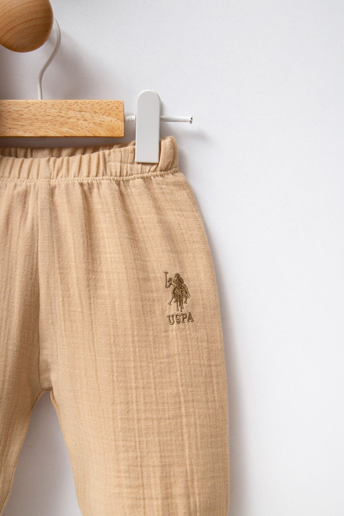 U.S. Polo Assn. U.S. Polo Assn. Erkek Bebek Krem Bebek Takım fotoğrafı 3 (önizleme)