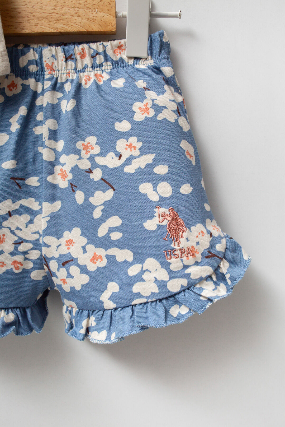 U.S. Polo Assn. Kız Bebek Krem Bebek Takım fotoğrafı 3 (önizleme)