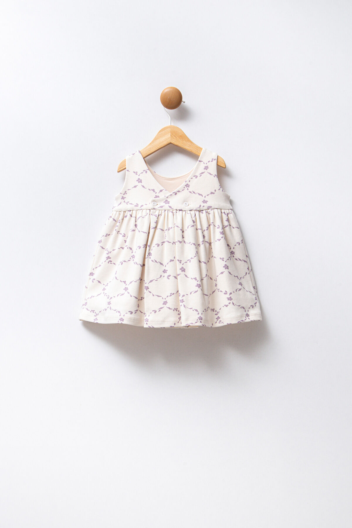 U.S. Polo Assn. U.S. Polo Assn. Kız Bebek Beyaz Elbise fotoğrafı 3 (önizleme)