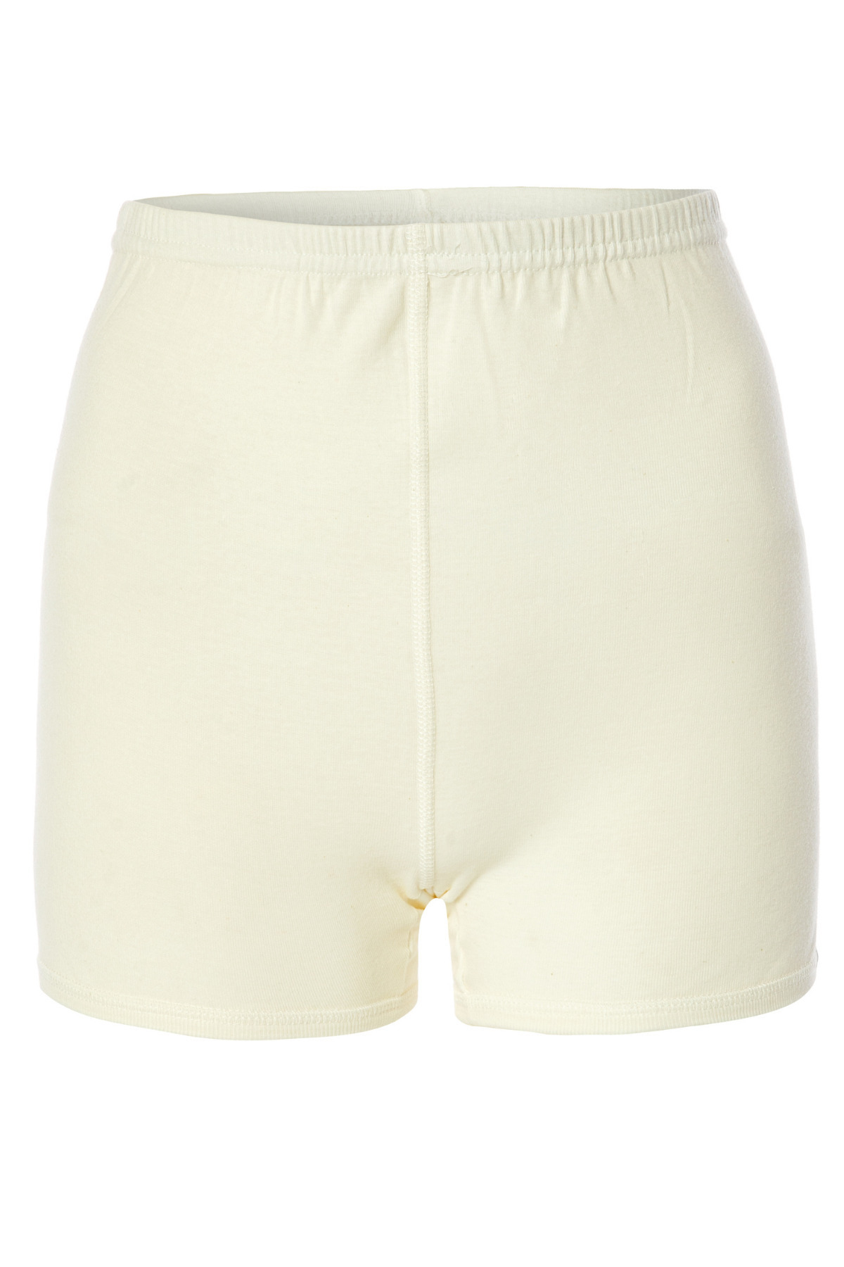 100% Cotton Women's Cream Short Leggings 427