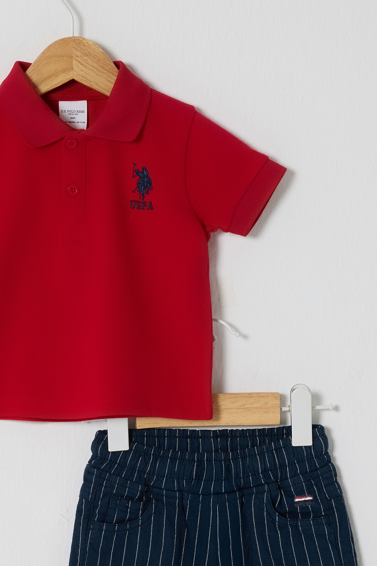 ست قرمز نوزاد پسر U.S. Polo Assn — 2
