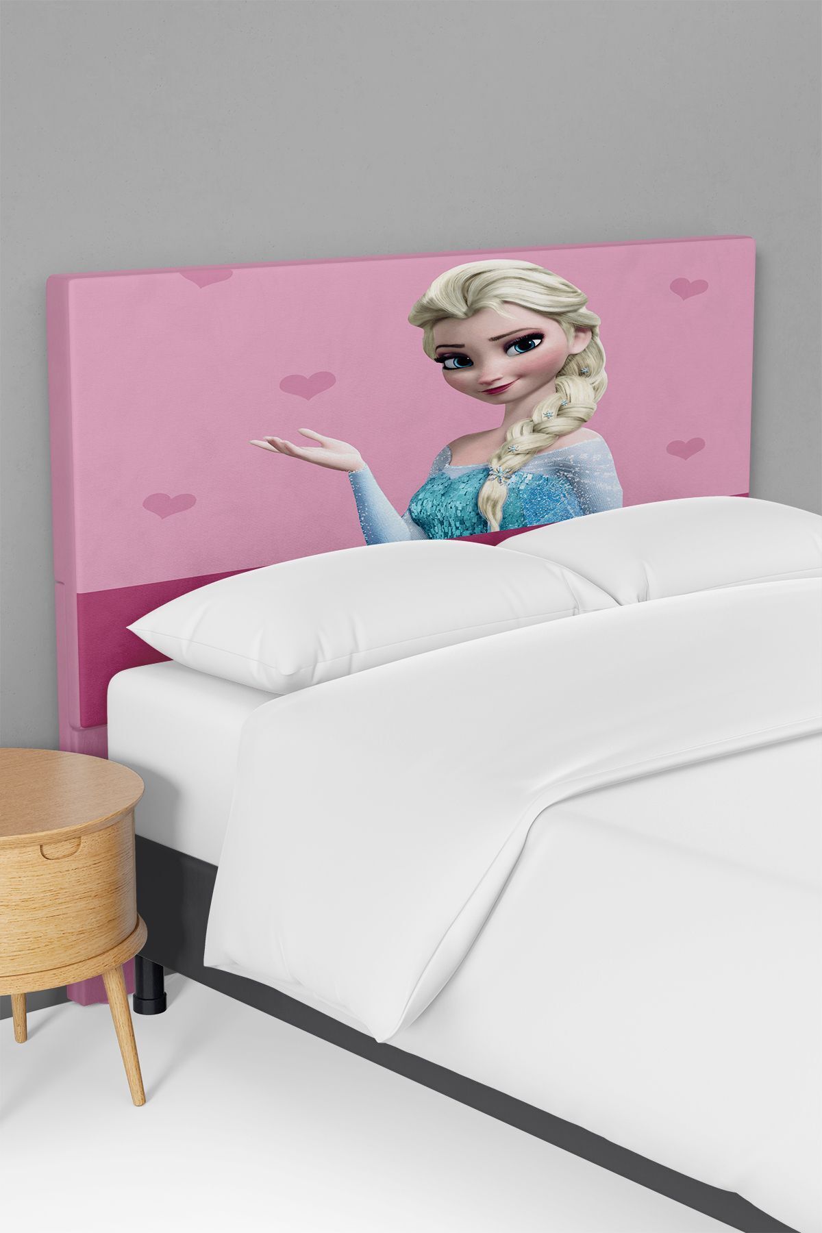 Snow Country Striped Elsa Patterned Bed Base Headboard CoverTLABK-097