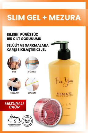 For You Gold Slim Jel , Sıkılaştırıcı, Selülit Ve Çatlak Karşıtı Bakım Vücut ...