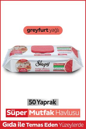 Sleepy Easy Clean Süper Yüzey Temizlik Mutfak Havlusu&Mendili Greyfurt Yağlı ...