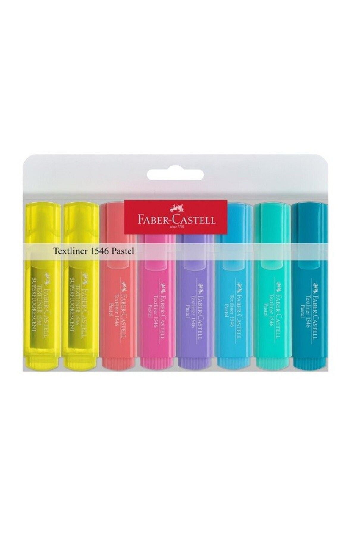 Faber Castell Şeffaf Gövdeli Pastel Renkler 8’li Set, Canlı ve Parlak Renkler, Yumuşak Boyama, Ergonomik Tutuş