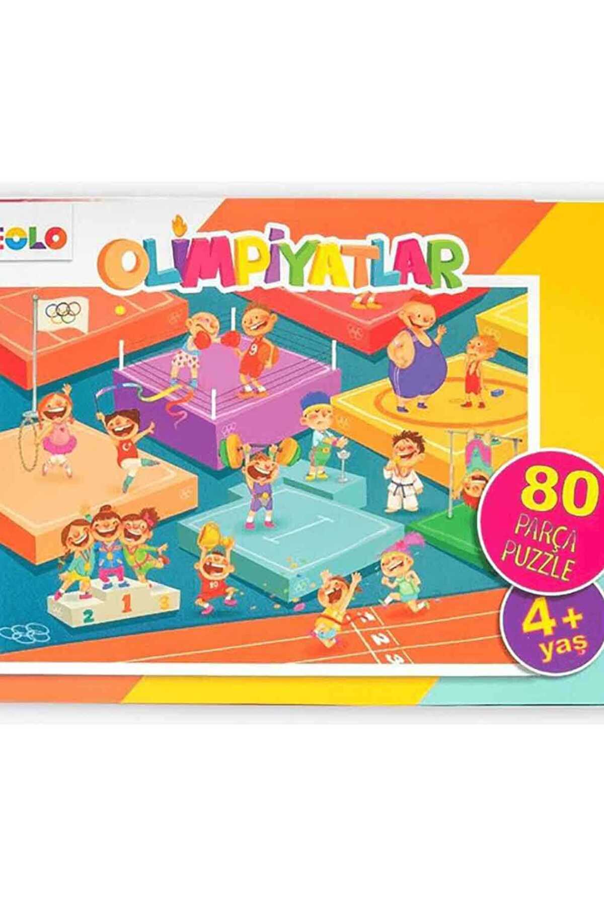 eolo yayınları Eolo 80 Parça Puzzle - Olimpiyatlar - Yer Puzzle