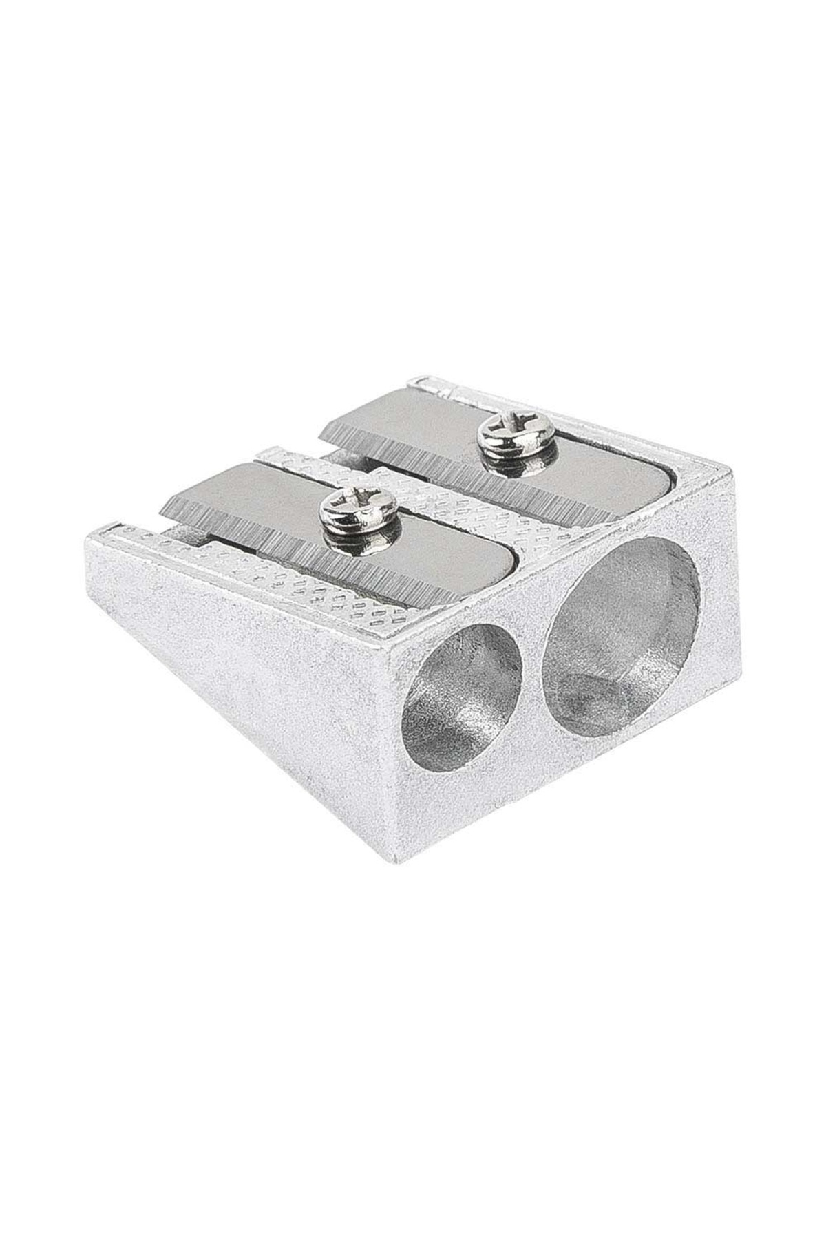 Deli Klasik Metal Çift Ağızlı Kalemtraş 39762