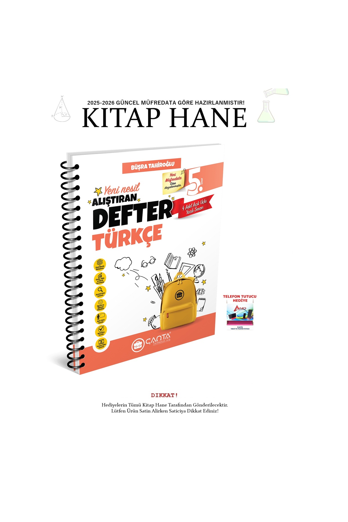 Çanta Yayınları 2025-2026 5. Sınıf Türkçe Yeni Nesil Alıştıran