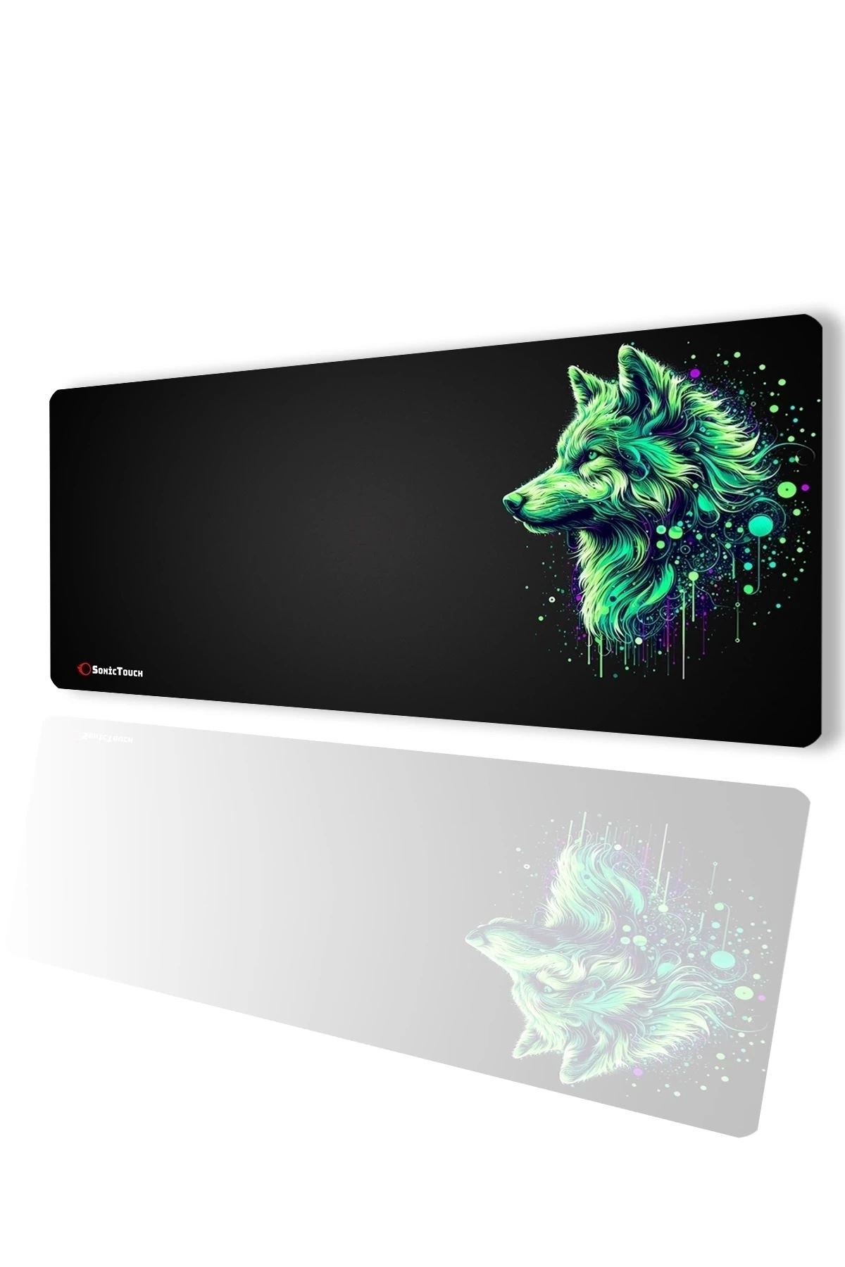 SonicTouch UltraGrand Siyah ve Neon Yeşili Kurt Dikişsiz Xxl