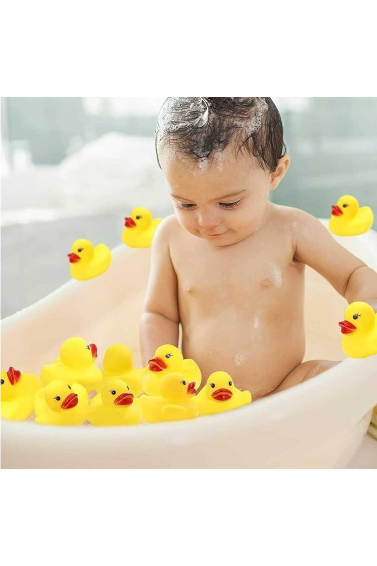 Dalian Home Suda Yüzen Ses Çıkaran Sarı Ördek. Kırmızı Balık .Yeşil Kaplumbağa Banyo Oyuncakları fotoğrafı 4 (önizleme)