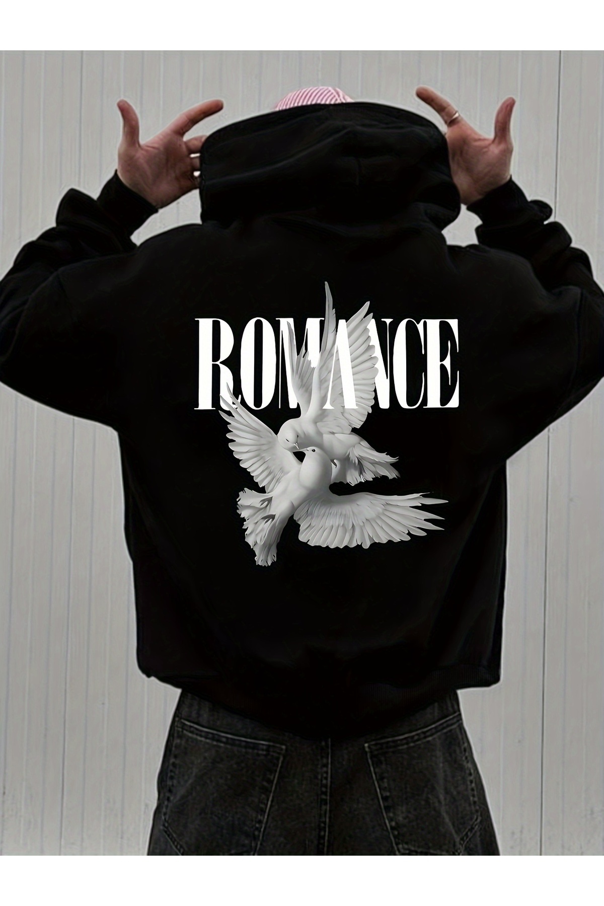 trendypassion Unisex Romance Sirt Detailed Printed Oversize Sweatshirt