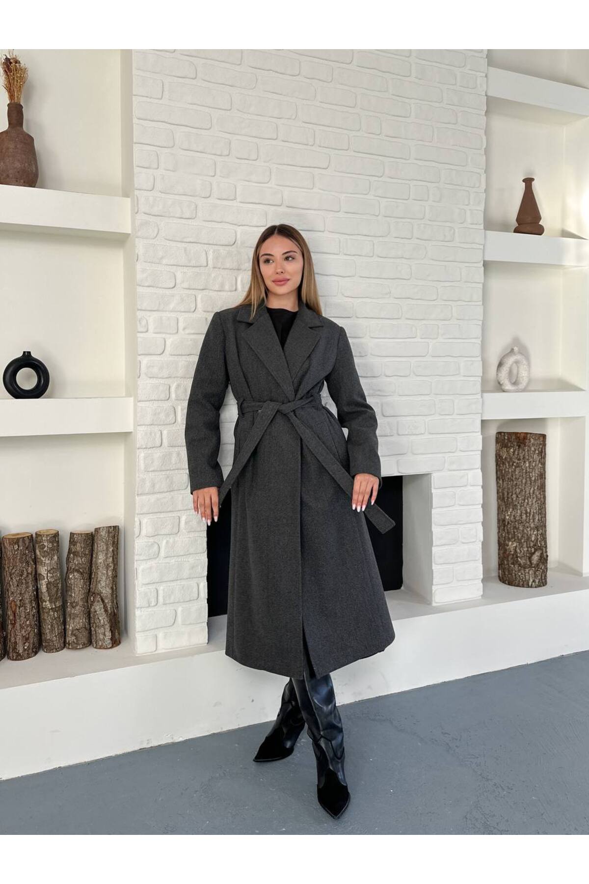 Belted Wrap Coat Calvin Klein Belted Textured Basketweave Peacoat