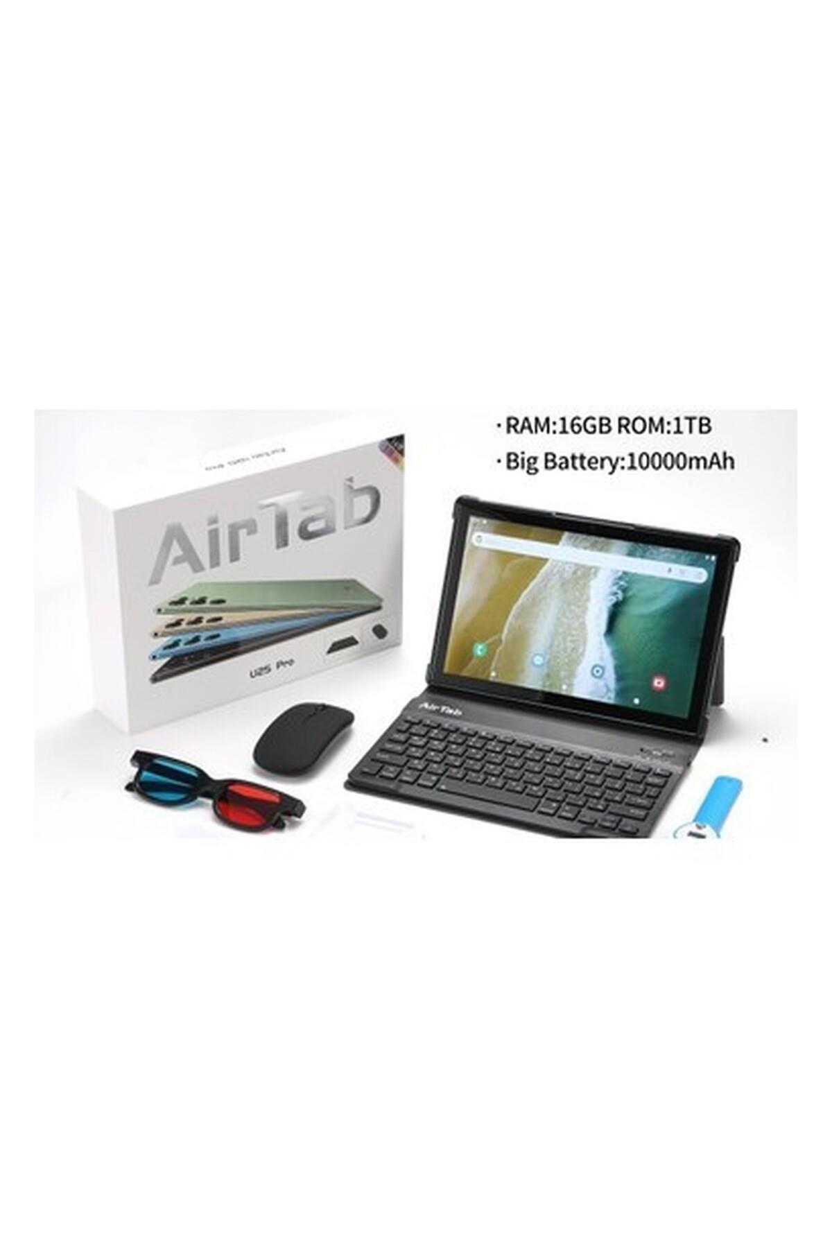 cosmostech Air Tab U25 Pro Tablet, 10.1" Fhd Ekran, Android 13, 16 GB Ram, 1tb Rom, 13MP 30MP Kamera